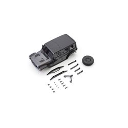 Bodyshell  Jeep Wrangler Rubicon Mini-Z 4X4 MX01 Grey