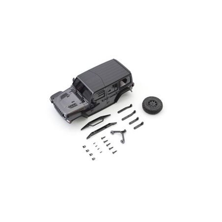Bodyshell  Jeep Wrangler Rubicon Mini-Z 4X4 MX01 Grey