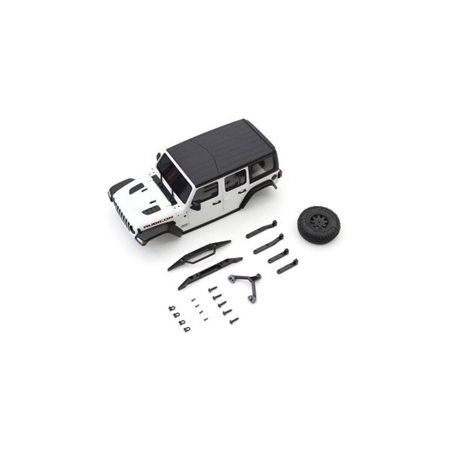 Bodyshell  Jeep Wrangler Rubicon Mini-Z 4X4 MX01 White