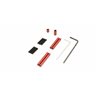 Aluminium red anodized Link Rod Set Mini-Z 4X4 MX01- WB 120mm