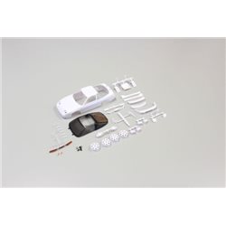 Bodyshell Nissan 180SX Mini-Z + 4WD Rims (White Body)