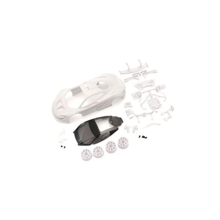 Bodyshell McLaren P1 GTR Mini-Z + 2WD Rims (White Body)
