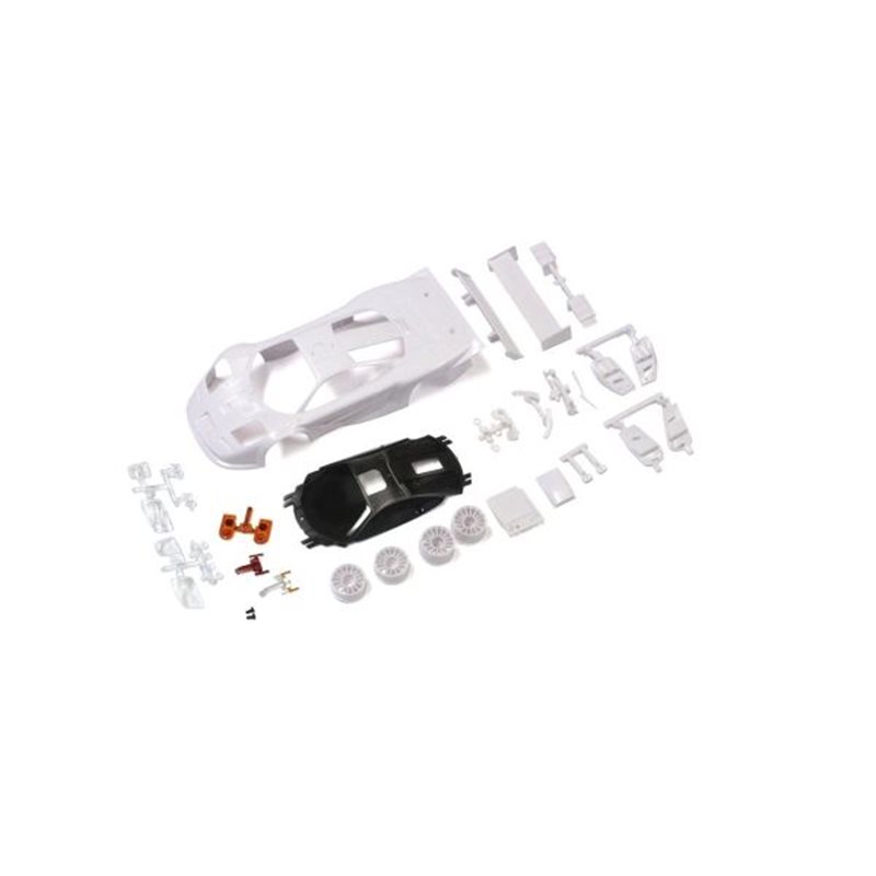 Bodyshell McLaren F1 GTR Mini-Z + 2WD Rims (White Body)