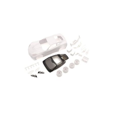 Bodyshell Chevrolet Corvette ZR1 Mini-Z + 2WD Rims (White Body)