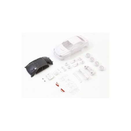 Bodyshell Subaru Impreza WRC 2002 Mini-Z + 4WD Rims (White Body)