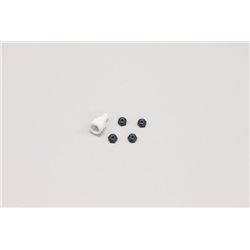 Nyloc Alu Wheel Nut Kyosho Mini-Z (4) Black