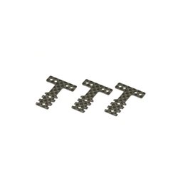 Carbon Rear Suspension Plate set Mini Z MR03 MM-LM (3) - Soft