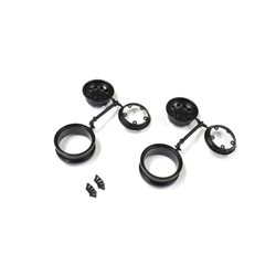 WHEELS 1.9 INCH OUTLAW RAMPAGE (2) BLACK