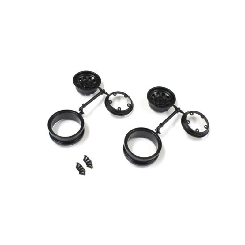 WHEELS 1.9 INCH OUTLAW RAMPAGE (2) BLACK