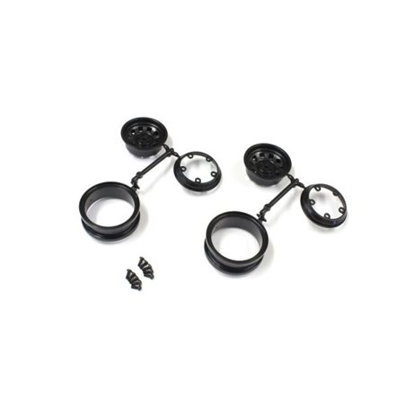 WHEELS 1.9 INCH OUTLAW RAMPAGE (2) BLACK