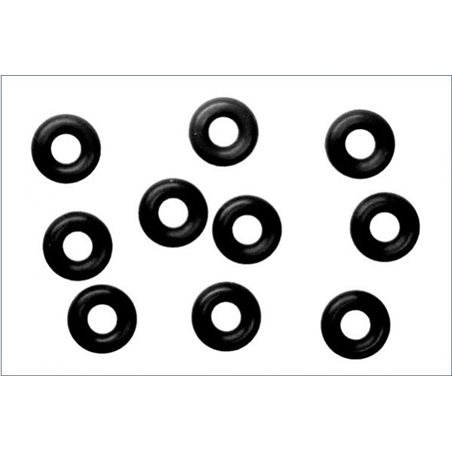 SILICONE O RING P3 (10) BLACK (OT29)