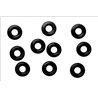 SILICONE O RING P3 (10) BLACK (OT29)