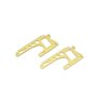 Front side plate set Kyosho Turbo Optima (2) Gold