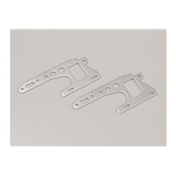 Front side plate set Kyosho Optima (2) Silver