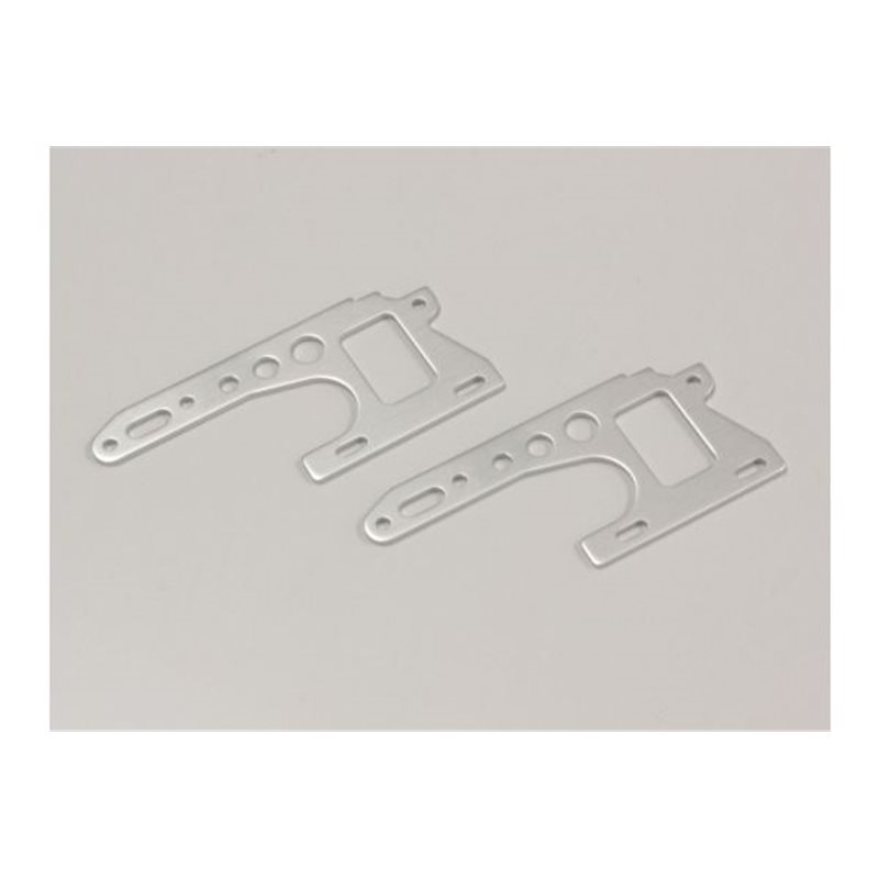 Front side plate set Kyosho Optima (2) Silver