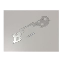 Rear side plate set Kyosho Optima (2) Silver