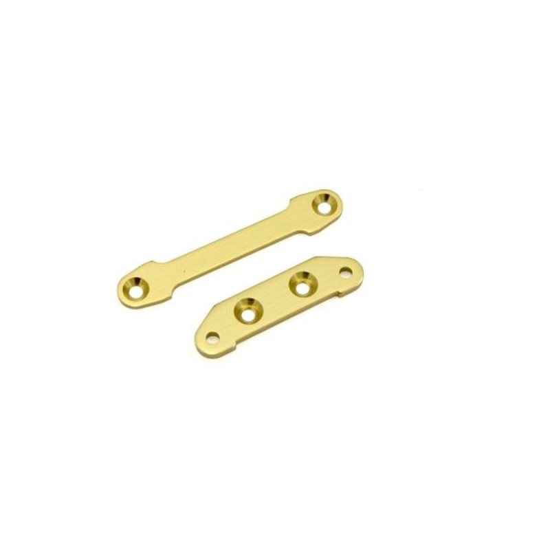 Front suspension plate set Kyosho Turbo Optima (2) Gold