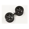 Wheel 5 spokes 43mm Kyosho Optima (2) Black
