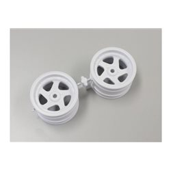 Wheel 5 spokes 43mm Kyosho Optima (2) White