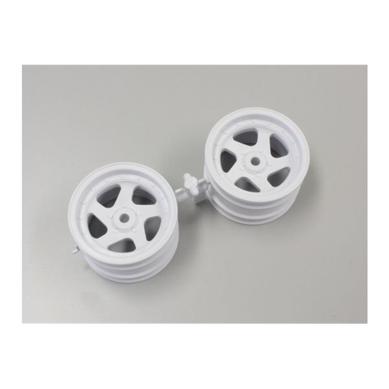 Wheel 5 spokes 43mm Kyosho Optima (2) White