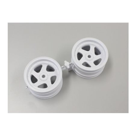 Wheel 5 spokes 43mm Kyosho Optima (2) White