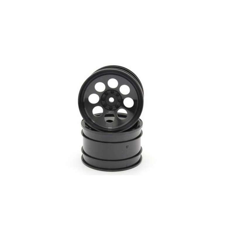 Wheel 8 holes 50mm Kyosho Turbo Optima (2) Black