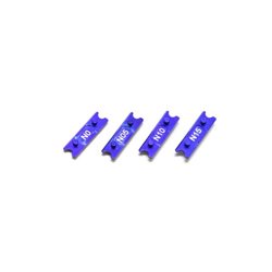Front Spring Mount R246 Mini Z MR03-N (0-0.5-1-1.5mm) Alu
