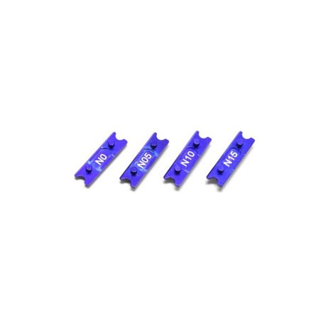 Front Spring Mount R246 Mini Z MR03-N (0-0.5-1-1.5mm) Alu