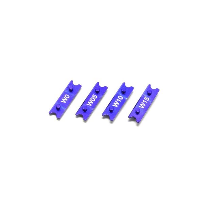 Front Spring Mount R246 Mini Z MR03-W (0-0.5-1-1.5mm) Alu