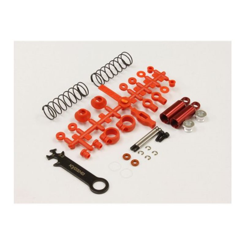 FRONT SHOCK SET (2) TOMAHAWK - RED