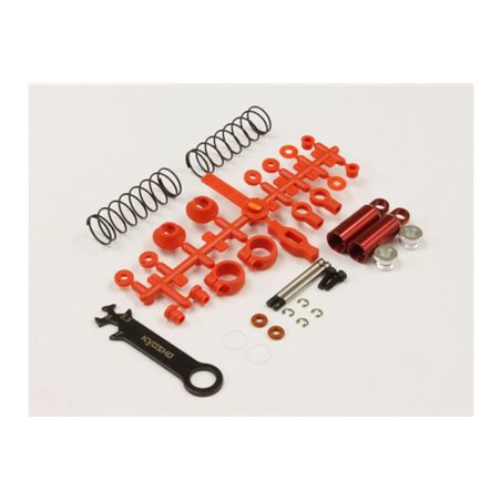 FRONT SHOCK SET (2) TOMAHAWK - RED
