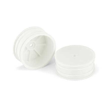 1/10 Velocity 2WD Front 2.2 12mm Buggy Whls (2) White: TLR 22 5.1
