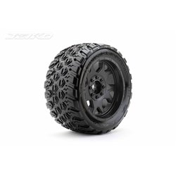 Jetko EX Tyre King Cobra Belted XMT Black Wheel TRX Xmaxx Kraton (2)