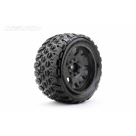 Jetko EX Tyre King Cobra Belted XMT Black Wheel TRX Xmaxx Kraton (2)
