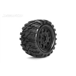 Jetko EX Tyre MT Defender Belted 3.8" 17mm-12mm Black Wheel