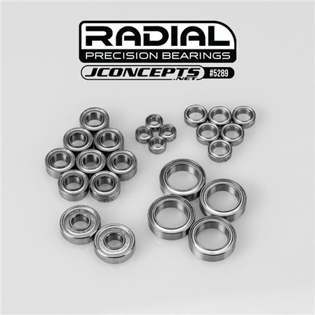 JConcepts - TLR 22X DC | 22X AC Radial NMB bearing set, 24pc