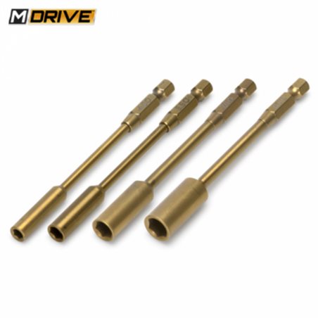 Power Tool Bits Set Mutter 4, 5.5, 7 &amp, 8mm