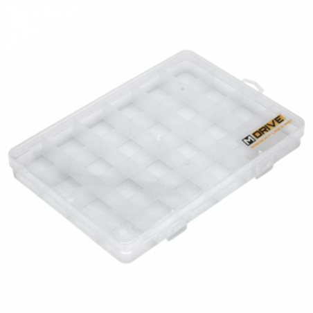 Skruv &amp, Mutter Låda 24-fack - 190x131x22mm