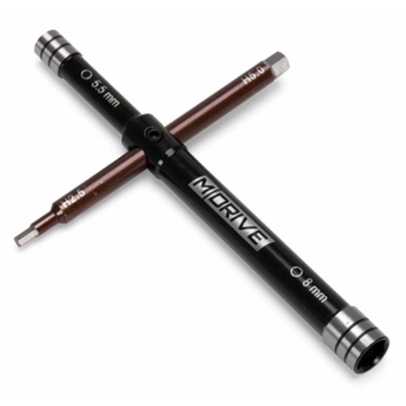 Multi Glödstift Verktyg - Muttrar: 8/5.5mm &amp, Insex: 2.5/5mm