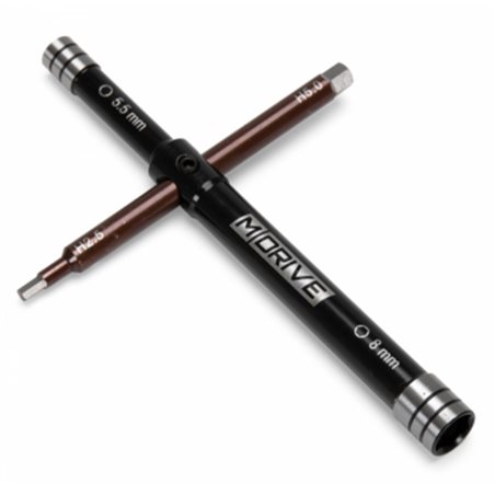 Multi Glödstift Verktyg - Muttrar: 8/5.5mm &amp, Insex: 2.5/5mm