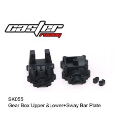 GEAR BOX UPPER & LOWER + SWAY BAR PLATE