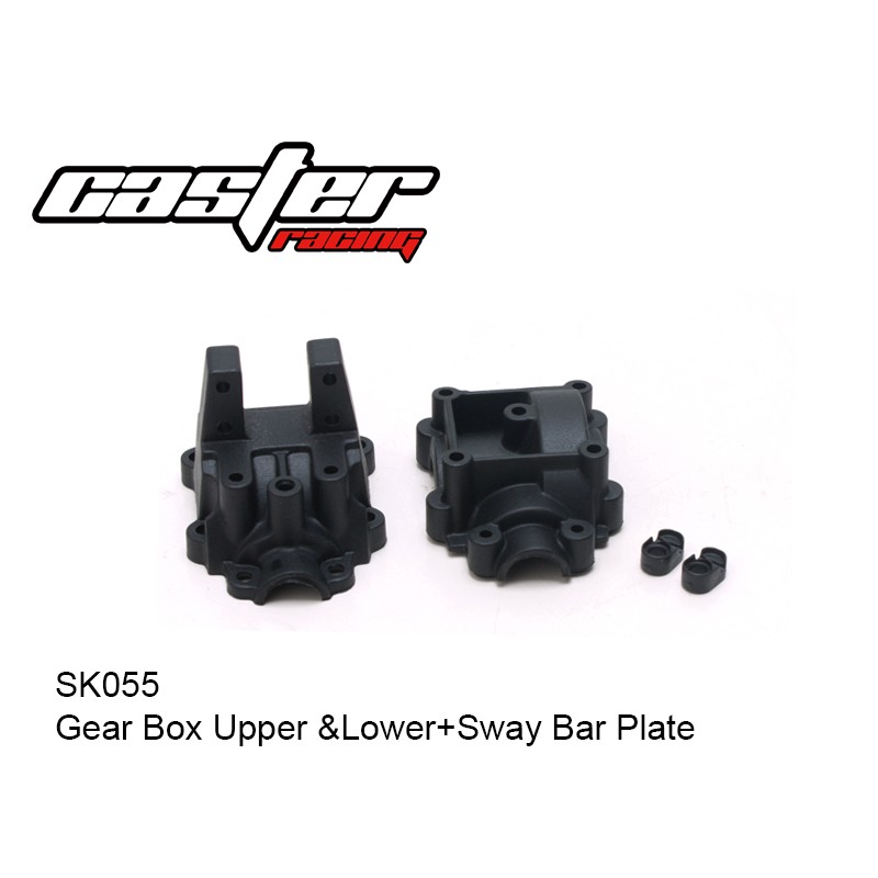 GEAR BOX UPPER & LOWER + SWAY BAR PLATE