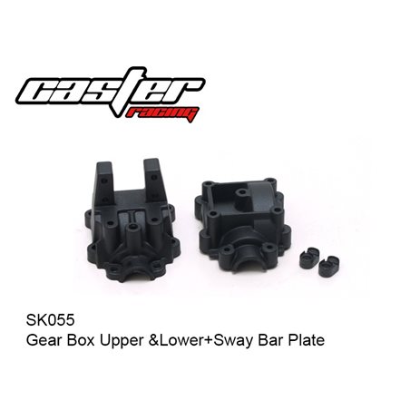 GEAR BOX UPPER & LOWER + SWAY BAR PLATE