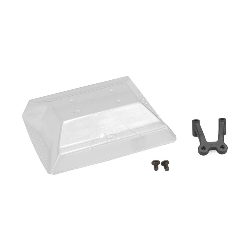 Yokomo YZ2 lower front wing mount, w/ wing