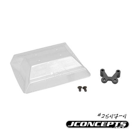Kyosho RB6 lower front wing mount, w/ wing