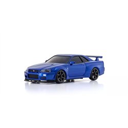 Kyosho Autoscale Mini-Z Skyline GT-R R34 Metallic Blue (MA020N-L)