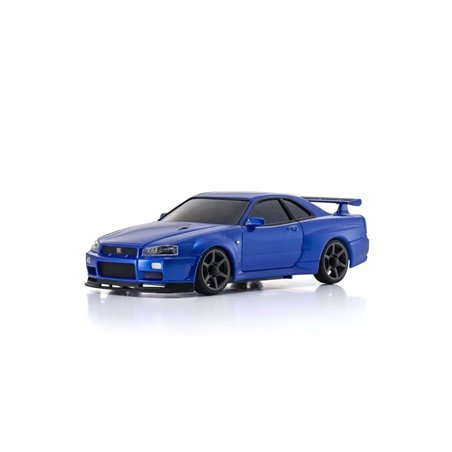 Kyosho Autoscale Mini-Z Skyline GT-R R34 Metallic Blue (MA020N-L)