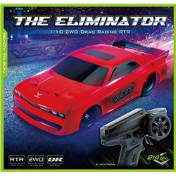 Veko Eliminator Charger 1:10 Drag Racing Carbon RTR