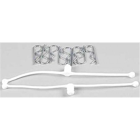Karossklips &amp hållare vit (2)