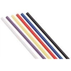 Antennrör vit med gummihatt 3.2 x 311 mm (1)